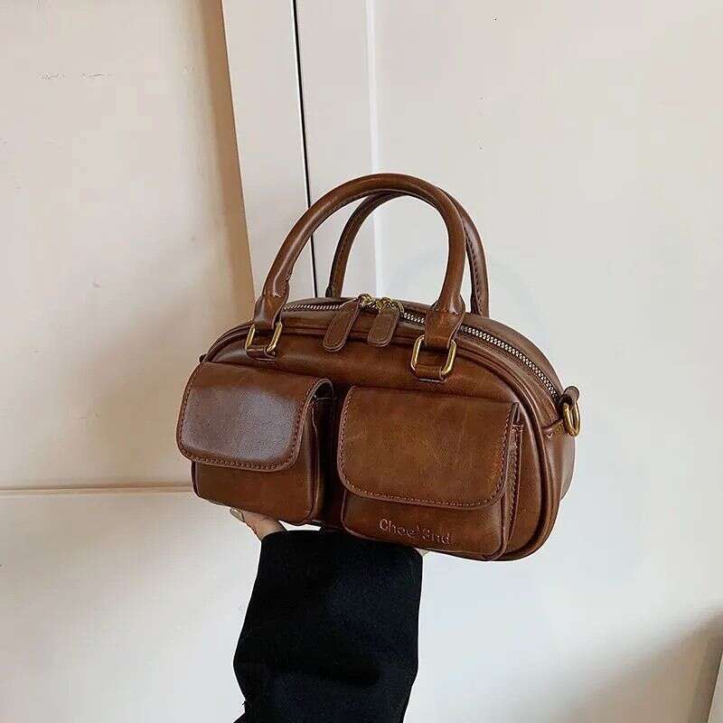 free shipping clutch bags shanell bag new fashion Pillow bag mini bag crossbody bag stylish bowling cross body bag brown