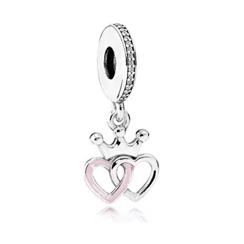 DIY Charm Jewelry Protective Hamsa Hand Owl Crown Bead Snowflake Circle Dangle Fit Original 925 Sterling Silver BraceletXJ250517