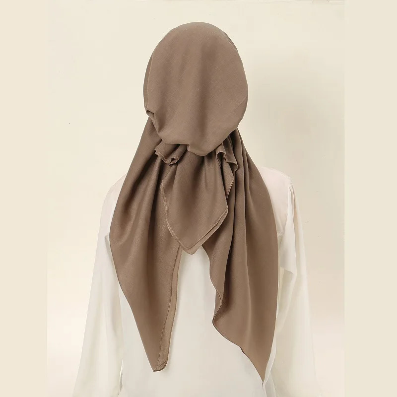 Wholesale Cotton Instant Muslim Hijab Inner Wrap Undercap Triangle Scarf Plain Islamic Turban Bonnet Soft Headband Hat 250517