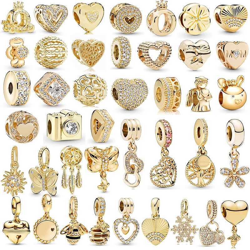 Gold Tree Bell Pendant Beaded For DIY bracelet necklace accories Women Fine Jewelry GiftsXJ250517
