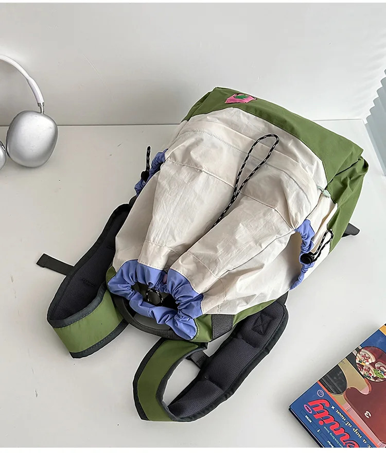 Spring and Autumn Collection Lightweight Backpack with Drawstring Bag Outdoor Sports Mountaineering Large Capacit 250514