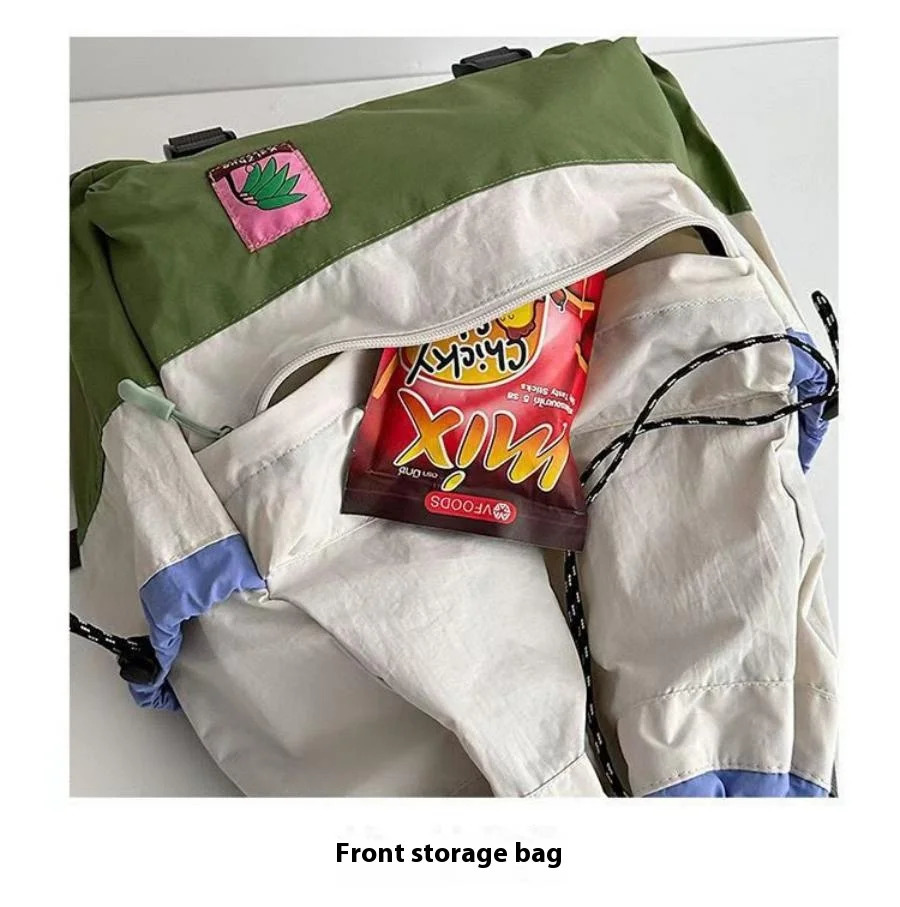 Spring and Autumn Collection Lightweight Backpack with Drawstring Bag Outdoor Sports Mountaineering Large Capacit 250514