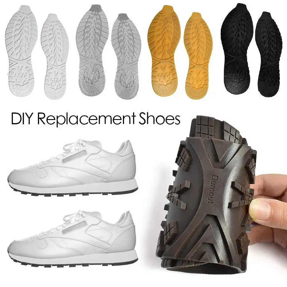 1Pair Anti-skid DIY Replacement Shoes with Thickened Rubber Soles to Repair Wear-resistant Rubber Anti-wear Patches 250515