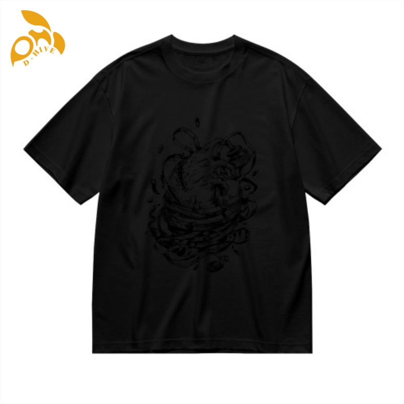 Free Shipping Designer Oversize Men's Women's shirt Short Sleeve Round neck Customized 200g Pure cotton hot stamping T-shirt - front T-shirt