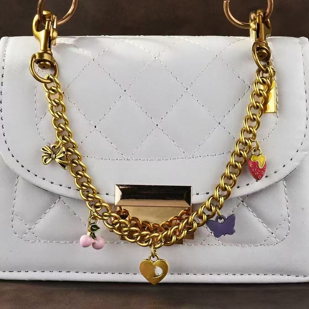Bag Charm Co ch keychain for Women bag charms Keychains fruit cherry Classic Pendant Fashion Key Rings quality Refreshing Style key chain Lanyards
