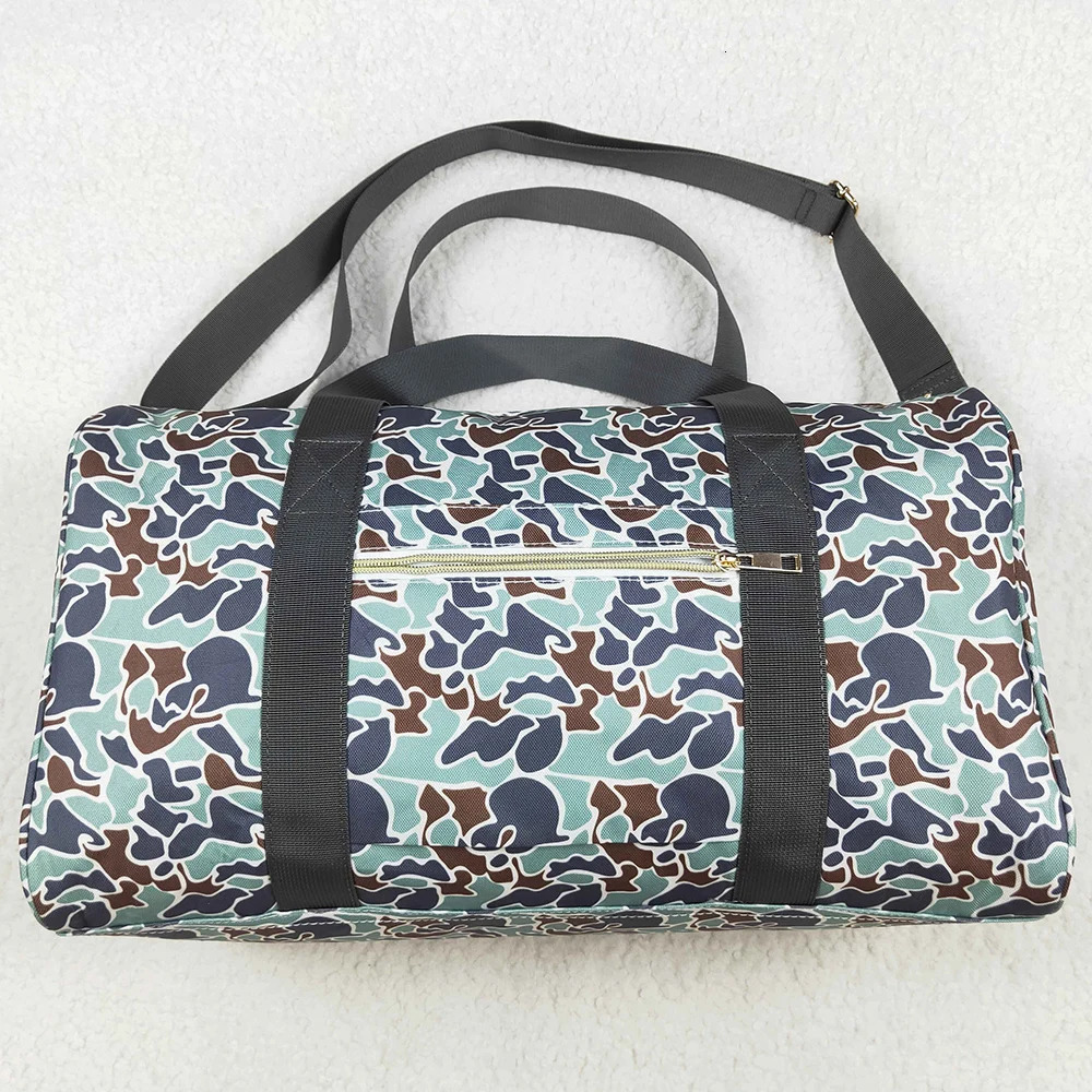 Boutique Kids Children Adult Bags Duck Camo Duffle Gym Bags Fall Fashion Children Kids Zip Luggage Travel Bags Wholesale Bulk 250516