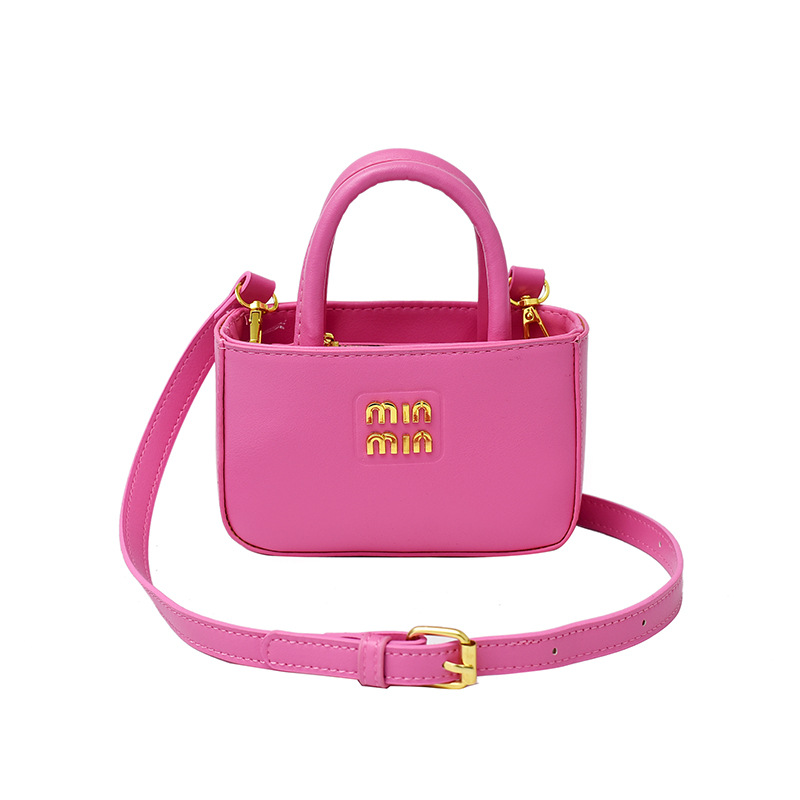 Free shipping, designer Korean version 2025 new popular mini hand-held small square bag, versatile and trendy parent-child style, fashionable crossbod