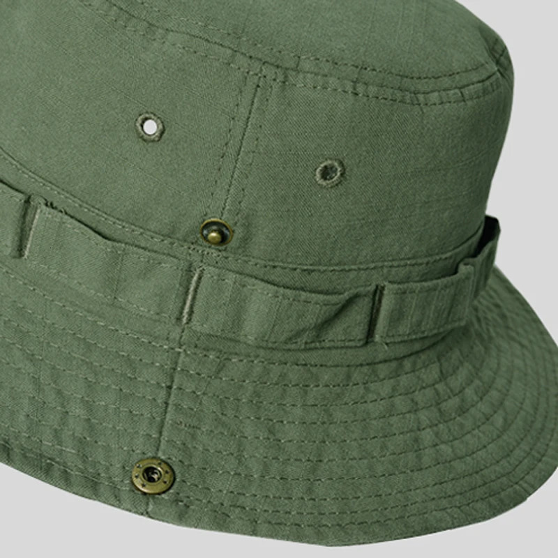 Xinbaoguan 100% Cotton Summer All Breathable Sunshade and Sunscreen Hat Japanese Sun Washed Cowboy Fisherman 250517