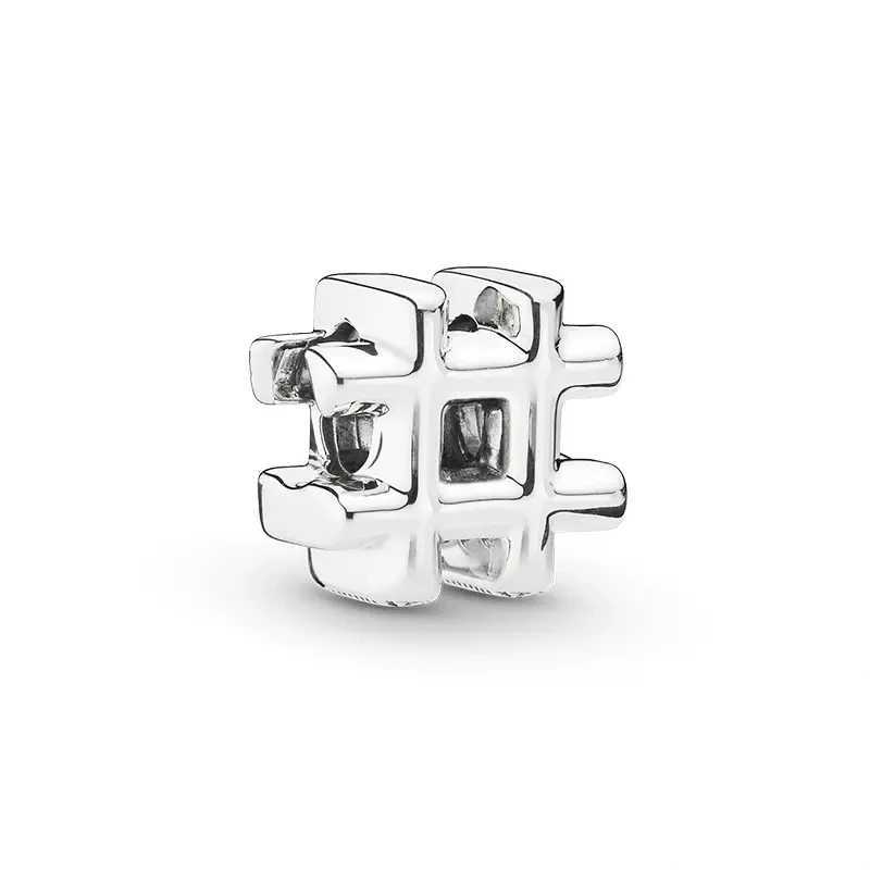 Hot Sale Simple Girl Boy Heart She Flower Pig Charm Bead Clip Fit Original 925 Sterling Silver Bracelet DIY Women Jewelry GiftXJ250517
