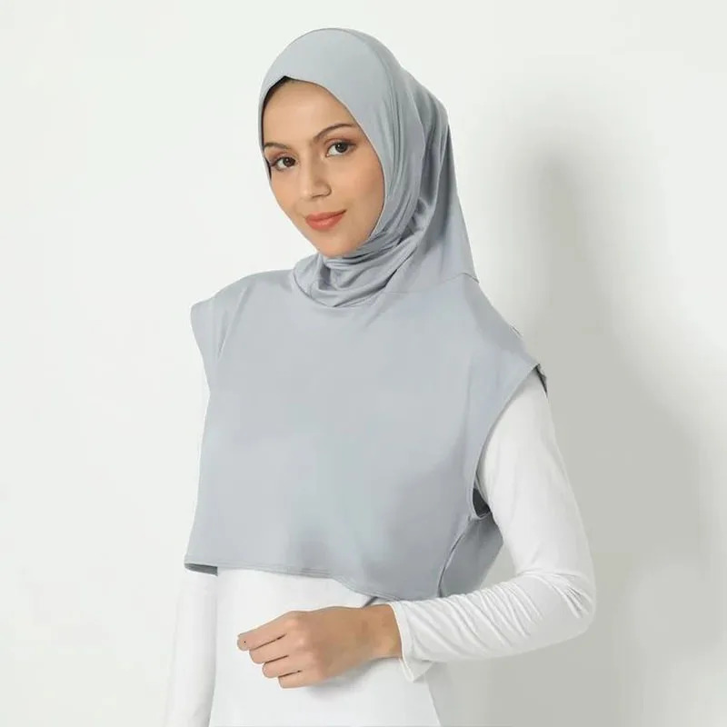 Muslim Sport Modal Hijab Abaya Hijabs For Woman Abayas Women Jersey Islamic Head Scarf Turbans Silk Turban Instant Wrap 250517