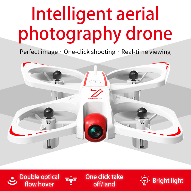 LED Stunt Flying 4K Professinal Mini Drone with Camera WIFI App Easy Control RC Plane FPV for Beginner Optical Flow Quadcopter