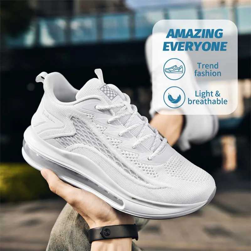 Mens air running shoes tennis walking shoes breathable and n slip running shoesXJ250517