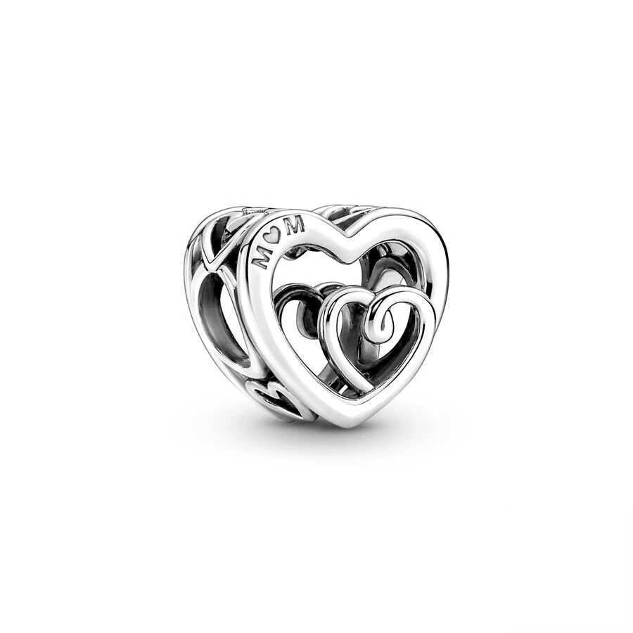 Hot Sale Simple Girl Boy Heart She Flower Pig Charm Bead Clip Fit Original 925 Sterling Silver Bracelet DIY Women Jewelry GiftXJ250517