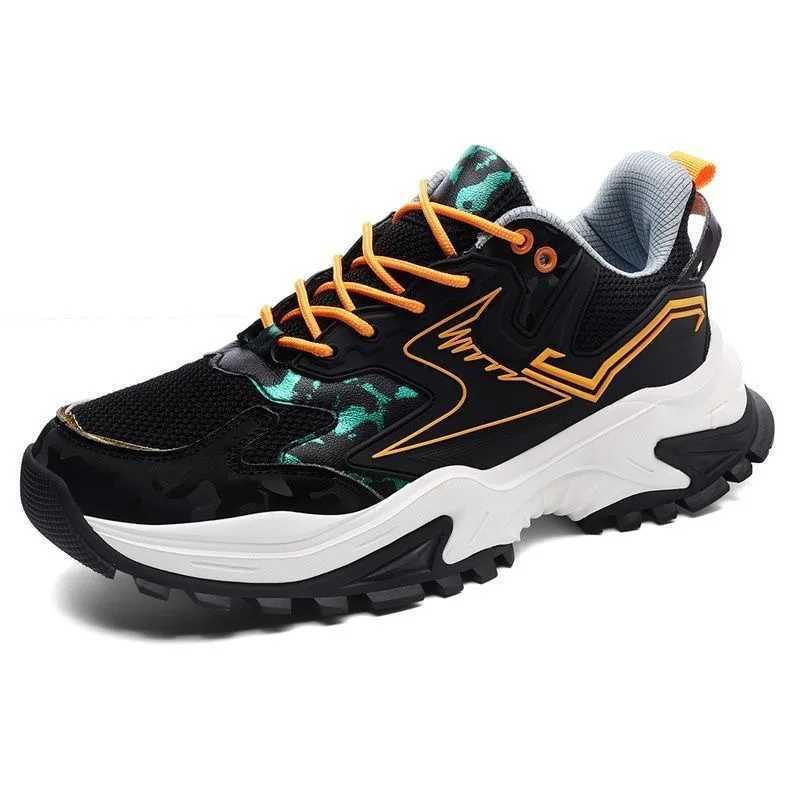 Men Sneakers Mens spring mesh breathable sports shoes fashionable and trendy running shoes wear-resistant mens shoes W250517