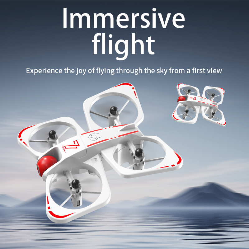 LED Stunt Flying 4K Professinal Mini Drone with Camera WIFI App Easy Control RC Plane FPV for Beginner Optical Flow Quadcopter