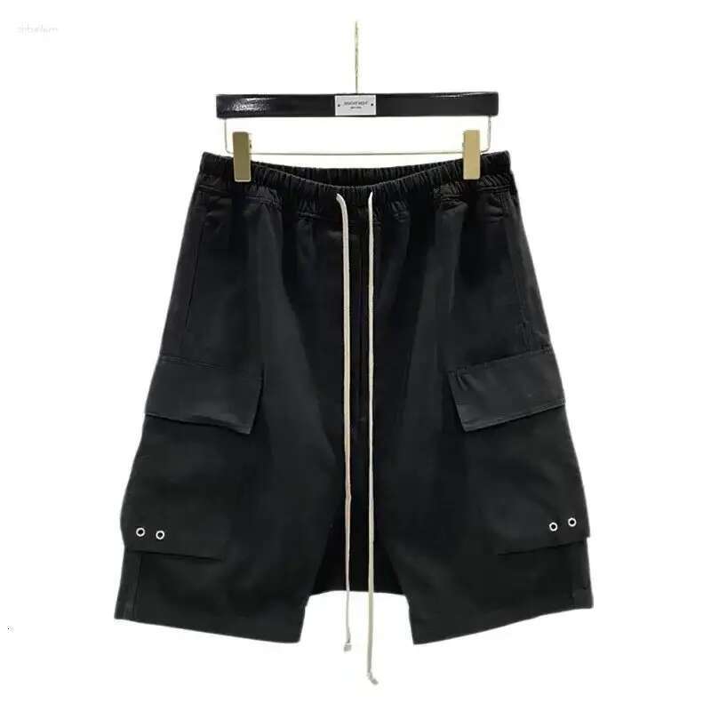 Men's Shorts Men Casual Cargo Gothic Clothing Summer Solid Sweatpants High Street Black Green Short designer bag