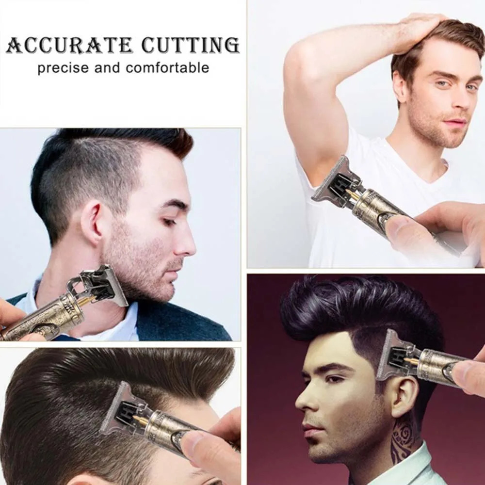 USB Rechargeable Electric Hair Clipper Cordless Hair Trimmer Set For Hair Cutting Professional Trimmer Shaver Trimmer Beard 250516