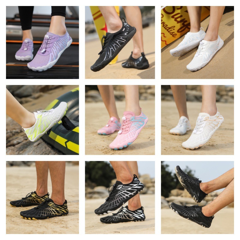 Fitness swimming and diving shoes, outdoor beach soft soled river seeking shoes, designer barefoot snorkeling and wading shoes