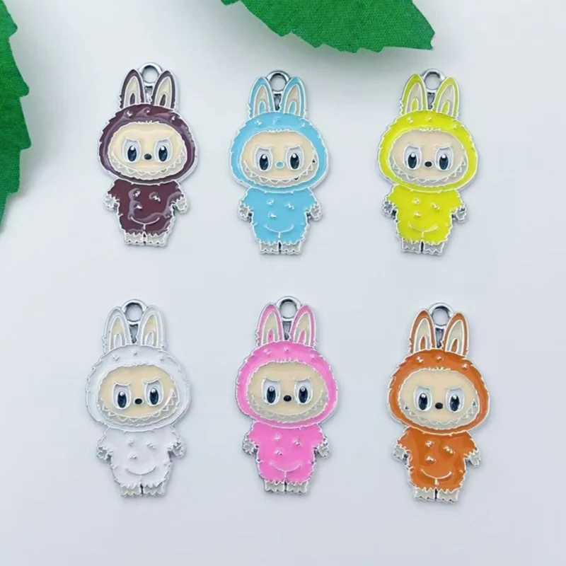 10pcs Cartoon Anime Charm for Jewelry Making Enamel Necklace Bracelet Pendant Diy Accories Making Metal PlatedXJ250517