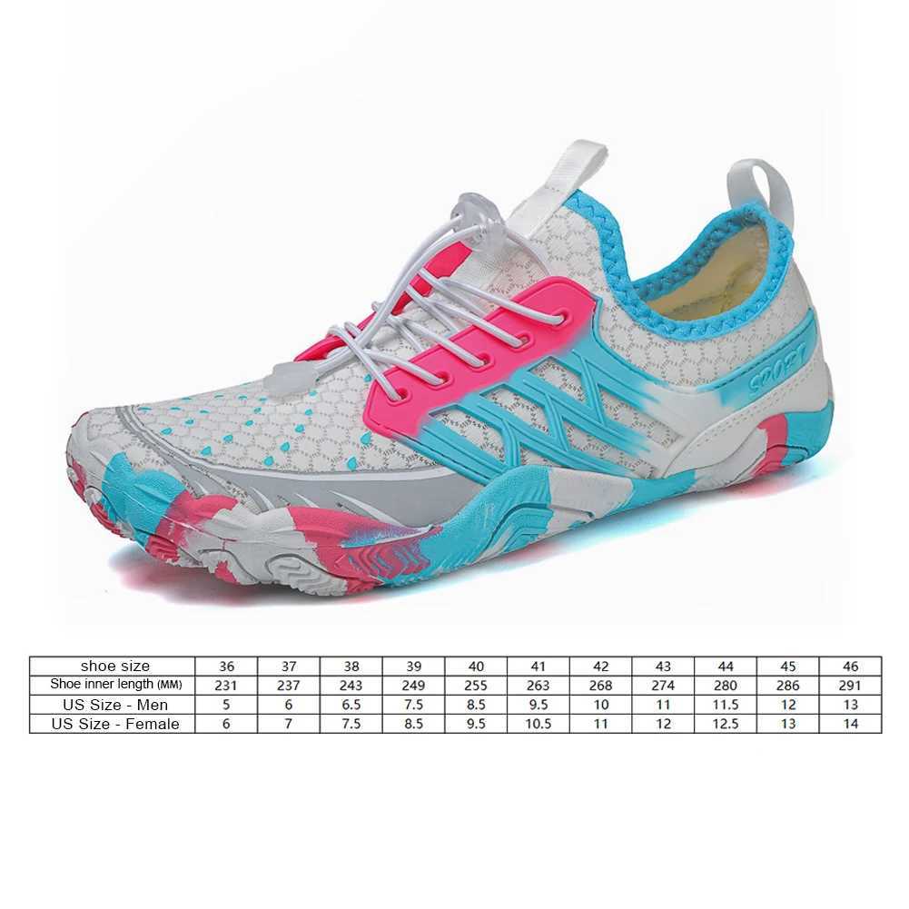 Water Shoes Lightweight Aqua Shoes Non-slip Fitness Shoes Barefoot Beach Shoes Breathable Quick Drying for Outdoor Beach W250517