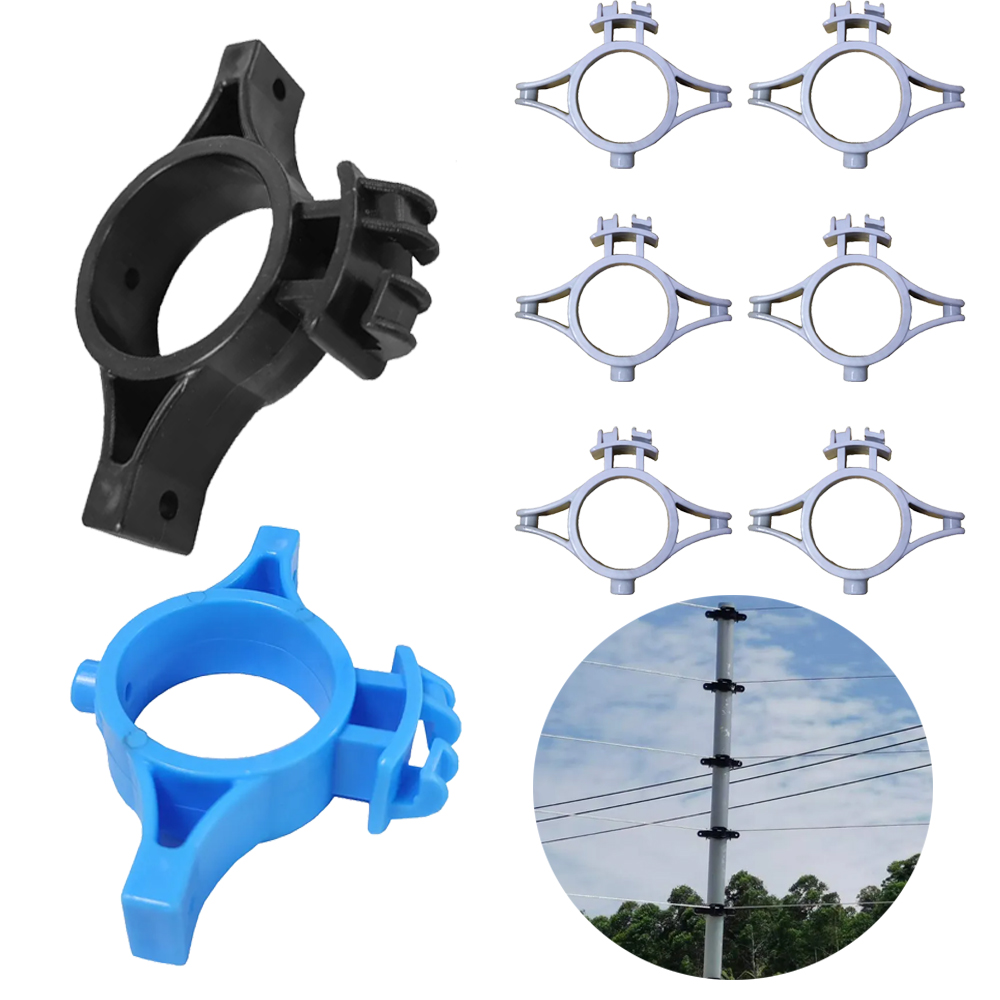 Electric Fence Wire Insulators Inner diameter 32mm Round Post Universal Ring Insulator Holding Insulator for Fixed fence wire