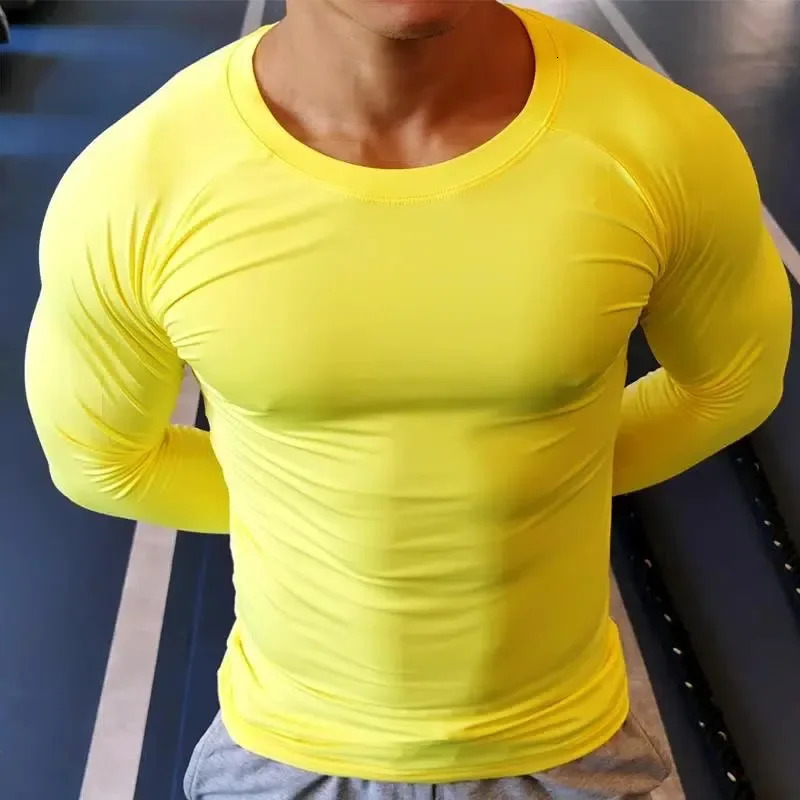 Men Women Kids Children Boy Girl Compression Running Long T Shirt Fitness Sport Gym Sportswear Clothes 8659 250517