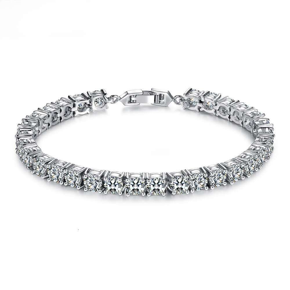Designer bracelet moissanite and diamond chain hip-hop bracelet for women men jewelry gift.