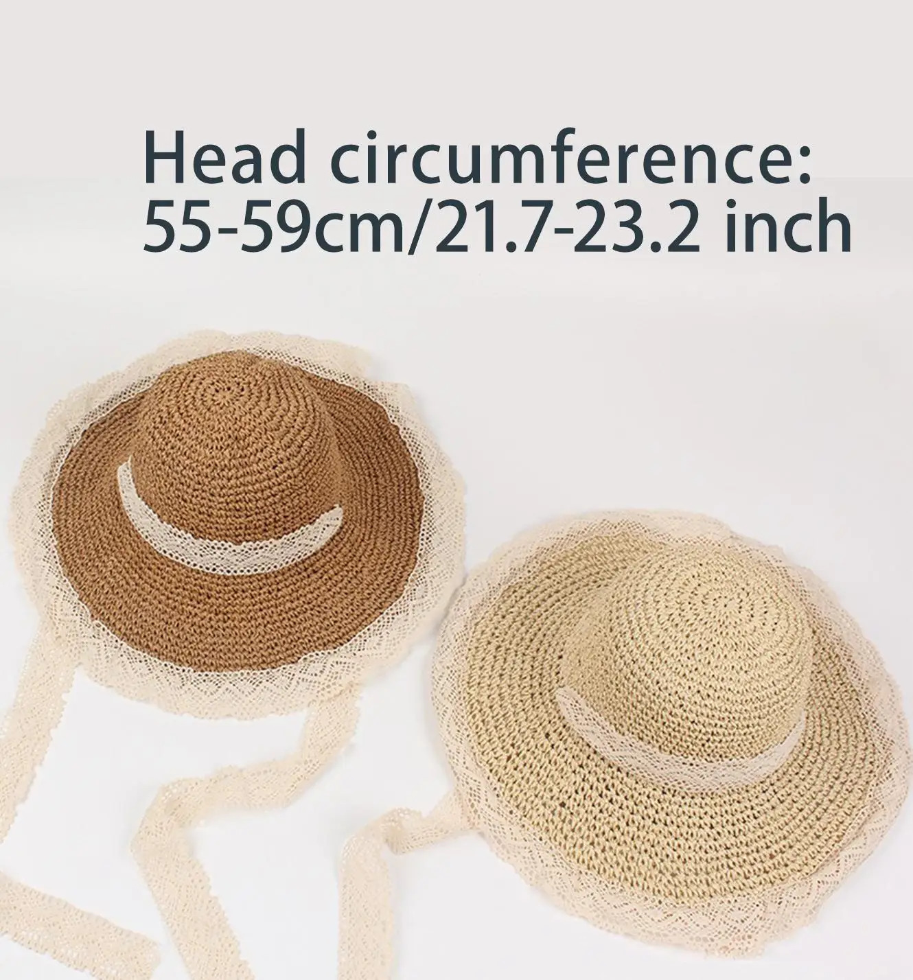 Fashion Lace women Hat Summer Straw Bow Girl Cap Beach Panama Hat Princess women Hats and Caps bucket hat Multicolor Foldable Su 250516