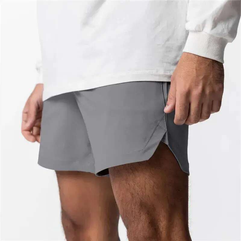 Mens shorts quick drying sports casual running basketball pocket beach Crossfit mens 240819 designer bag