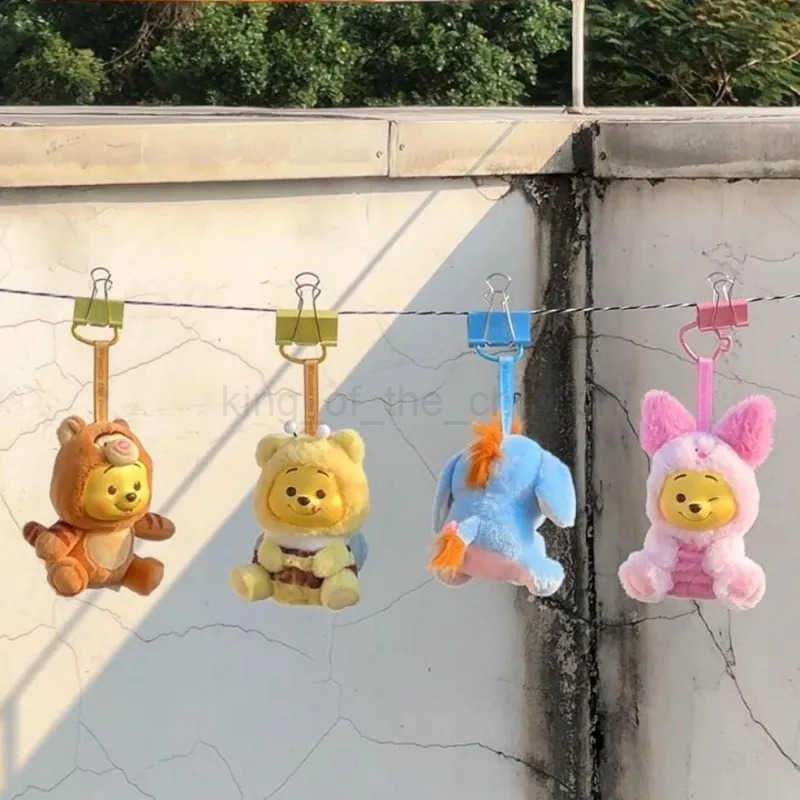 Disney Winnie the Pooh Naughty Party Vinyl Plush Blind Box Pooh Bear Bag Pendant Mystery Box Surprise Toy Cute Doll Decor Gifts W250609