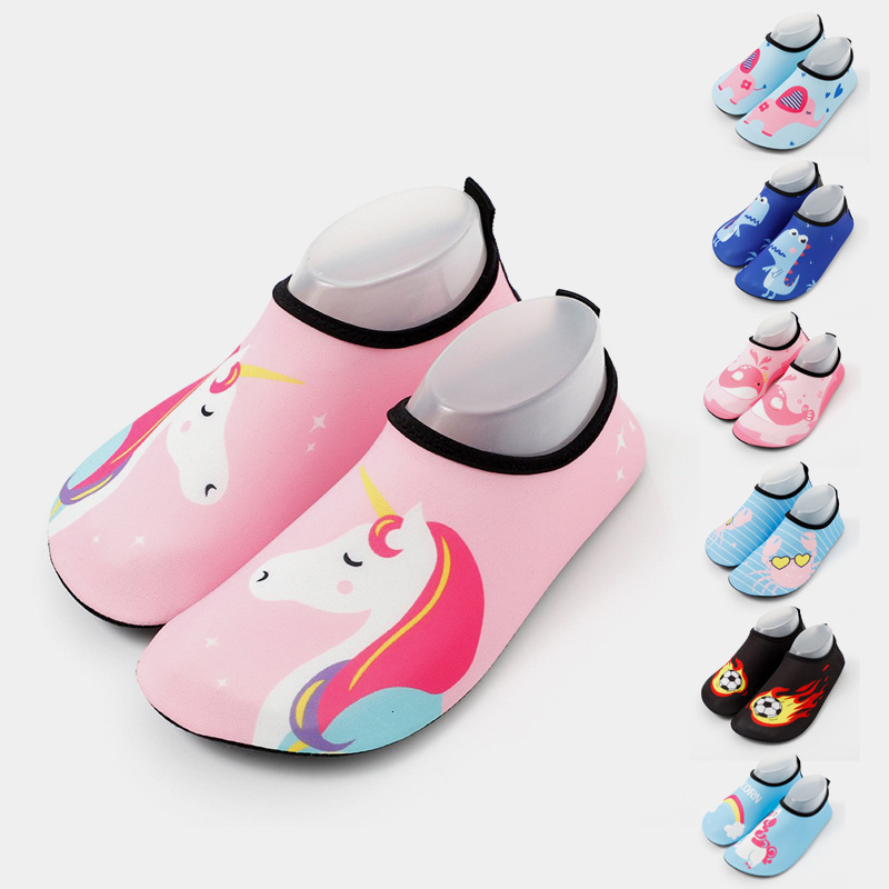 New anti slip soft soled children's beach shoes designer for outdoor water wading, stream tracking, indoor floor fitness, yoga shoes