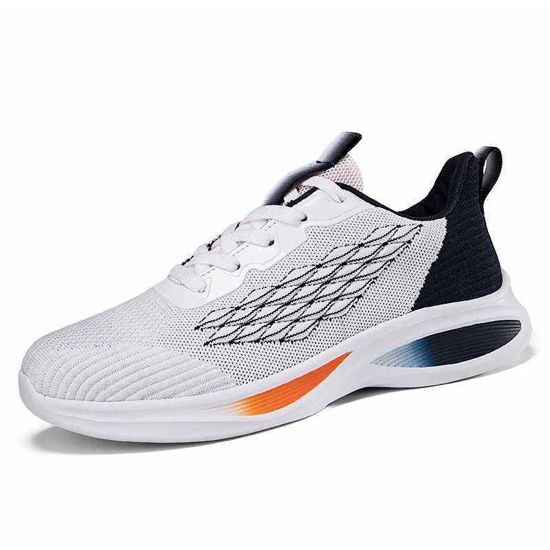 New mens shoes flying woven sports casual shoes running shoes 38-45 men 2025 flat comfortable fashion spring and autumn W250517
