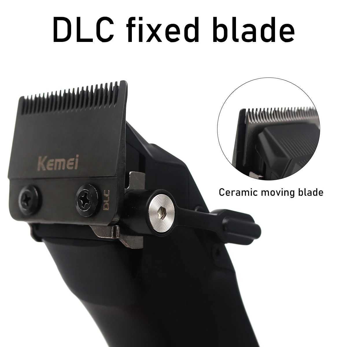 Brushless Motor DLC LCD Display Professional Hair Clipper Hair Cutting Machine Hair Trimmer for Men R250517