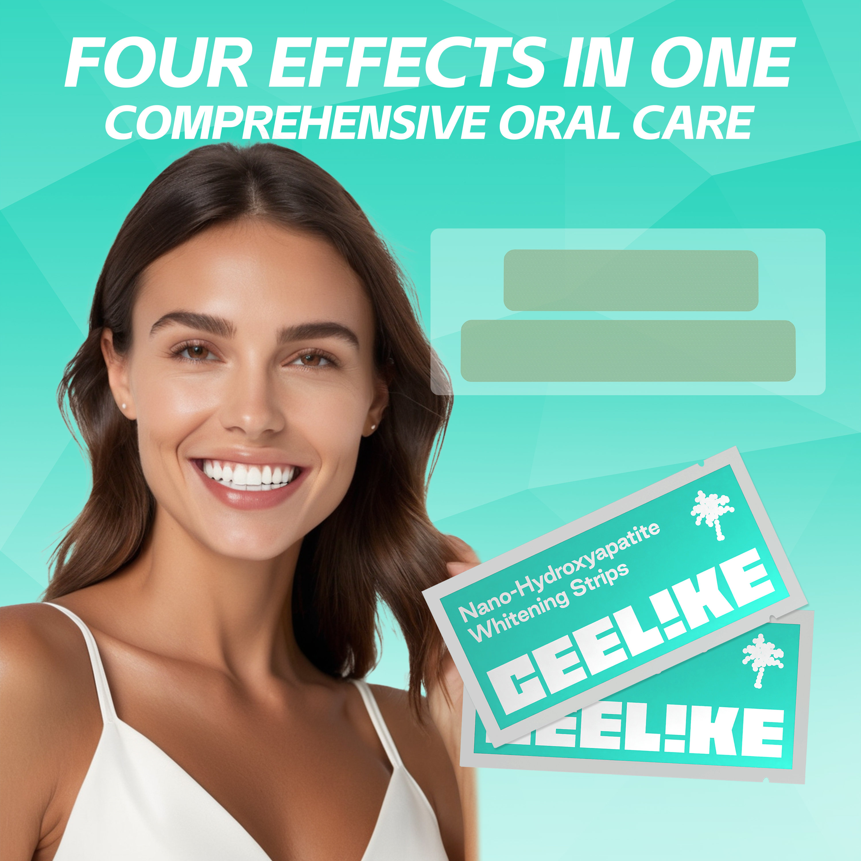 CEELIKE Teeth Whitening Strips - Safe, Effective at Home Kit with Instantly Visibly Whiter Smiles