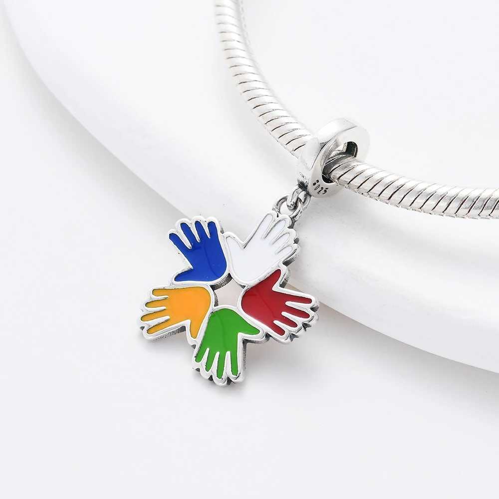 New 925 Sterling Music Painting Gaming Entertainment Dangle Pendant Beads Diy Fit Original Pendant Charms Bracelet Women JewelryXJ250517