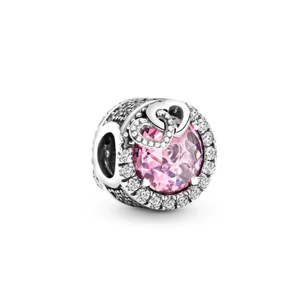 NEW Hot Sale Pink Series Coffee Pot Butterfly Dangle Charms Bead Fit Original Silver 925 Europeans Bracelet Women Jewelry GiftXJ250517