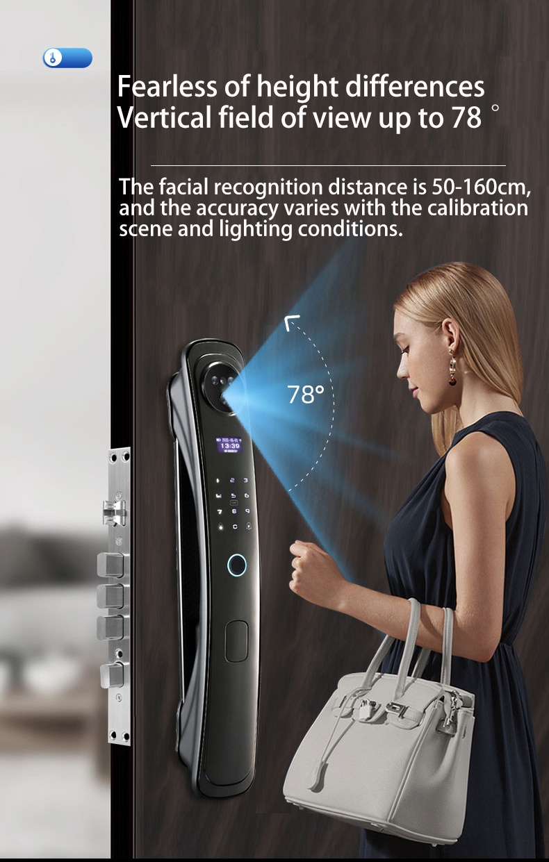 Advanced Home Safety: Secure Digital Entry Keyless Touchpad Finger Recognition Device