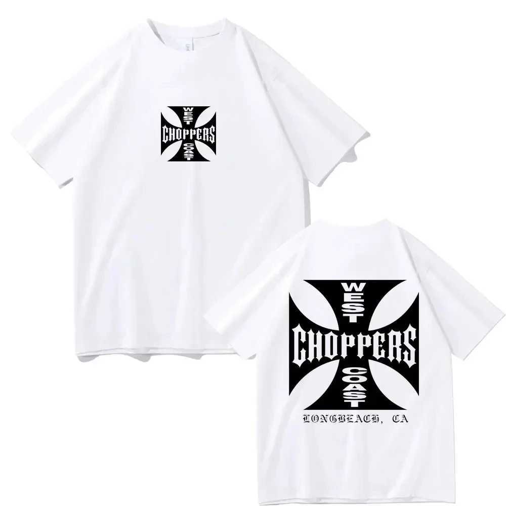 Summer Fashion T Shirt Women Men Cotton West Coast Choppers Print T-Shirt Casual Short Sleeve O-Neck Tshirt Vintage Clothing TeeT250517