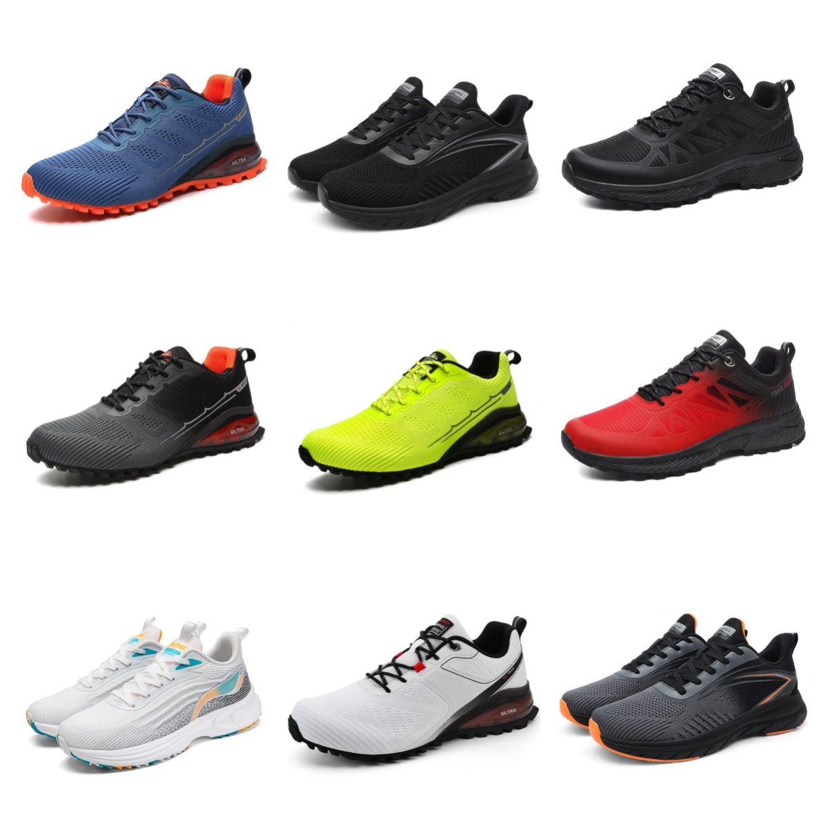 Free shipping Designer leisure running shoes mens womens outdoors off-road hiking shock absorption breathable sports sneaker EUR 40-48