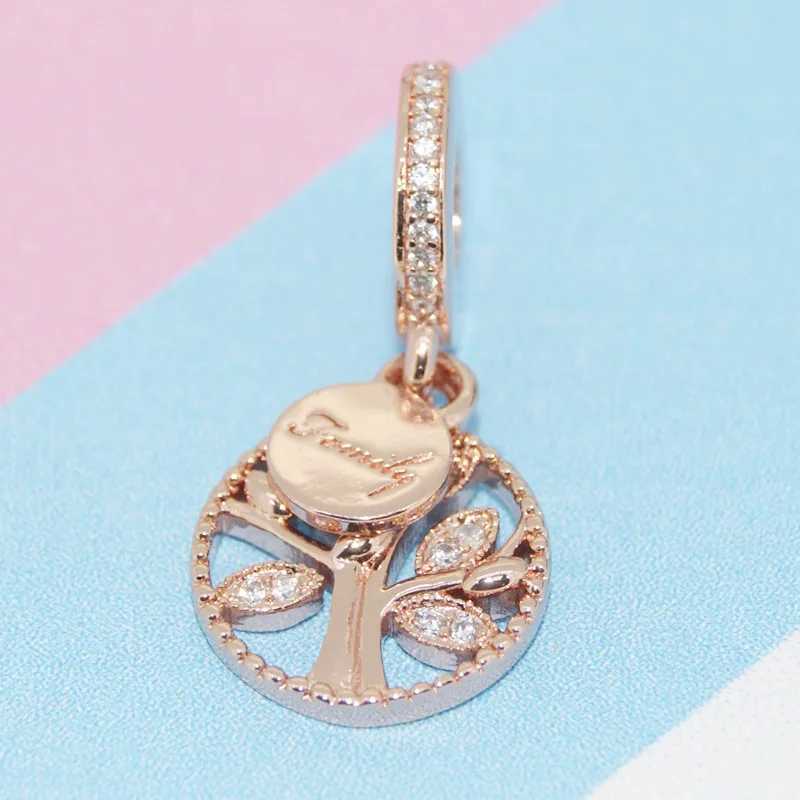 New 925 Sterling Silver Pendants DIY beads Family life tree Pendant Charms Fit Original Pendant Charm Bracelet JewelryXJ250517