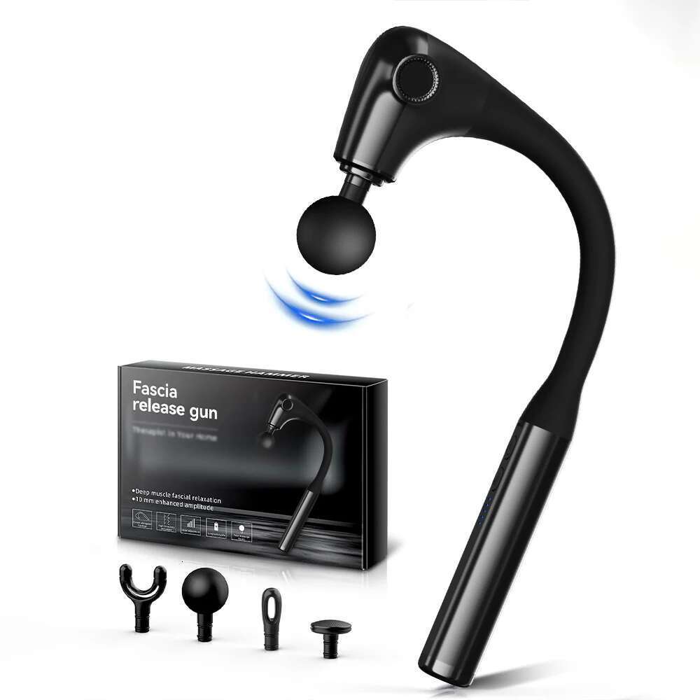 Massage Gun With Extended Handle Revolutionary U-Shaped Back Massager,Deep Relax Body Massager For Neck,Best Mother's Day Gifts