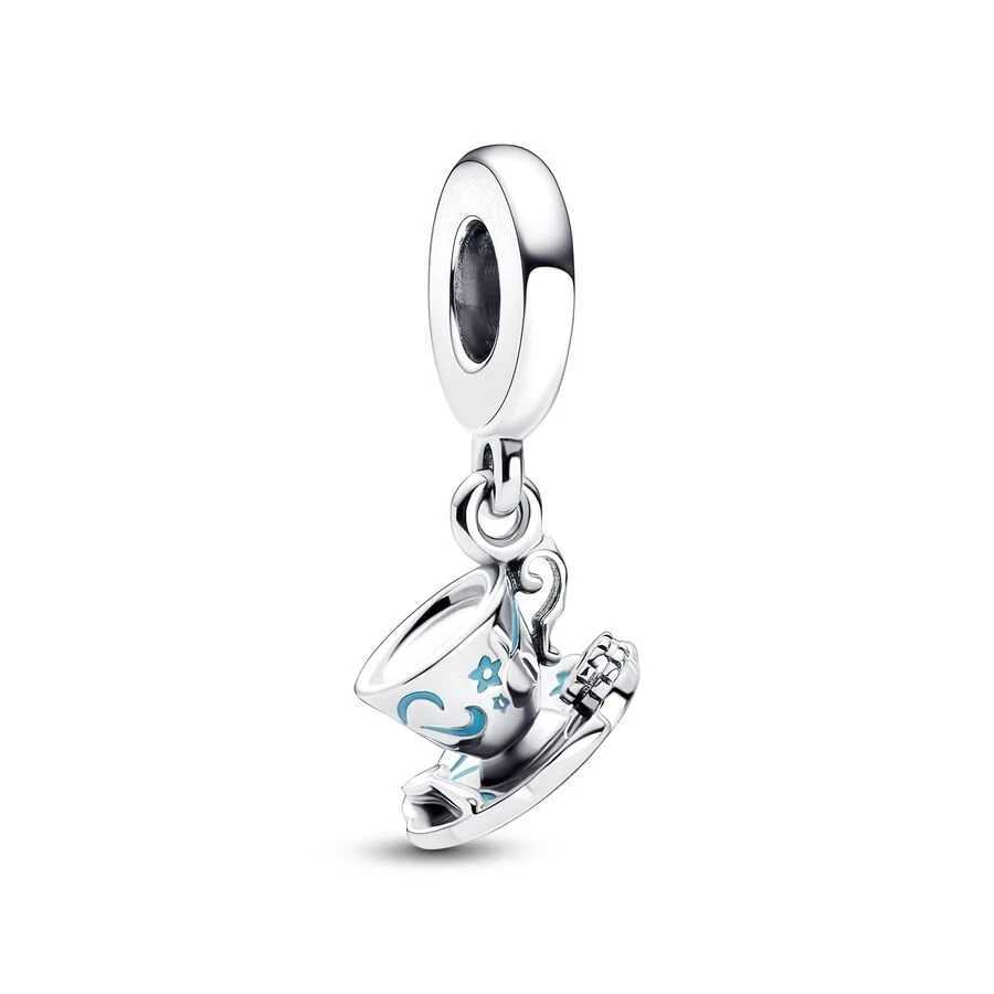 Authentic Garden Tool KettleCoffee PotTeot Dangle Charm Bead Fit Original 925 Sterling Silver Pan Bracelet DIY Jewelry GiftXJ250517