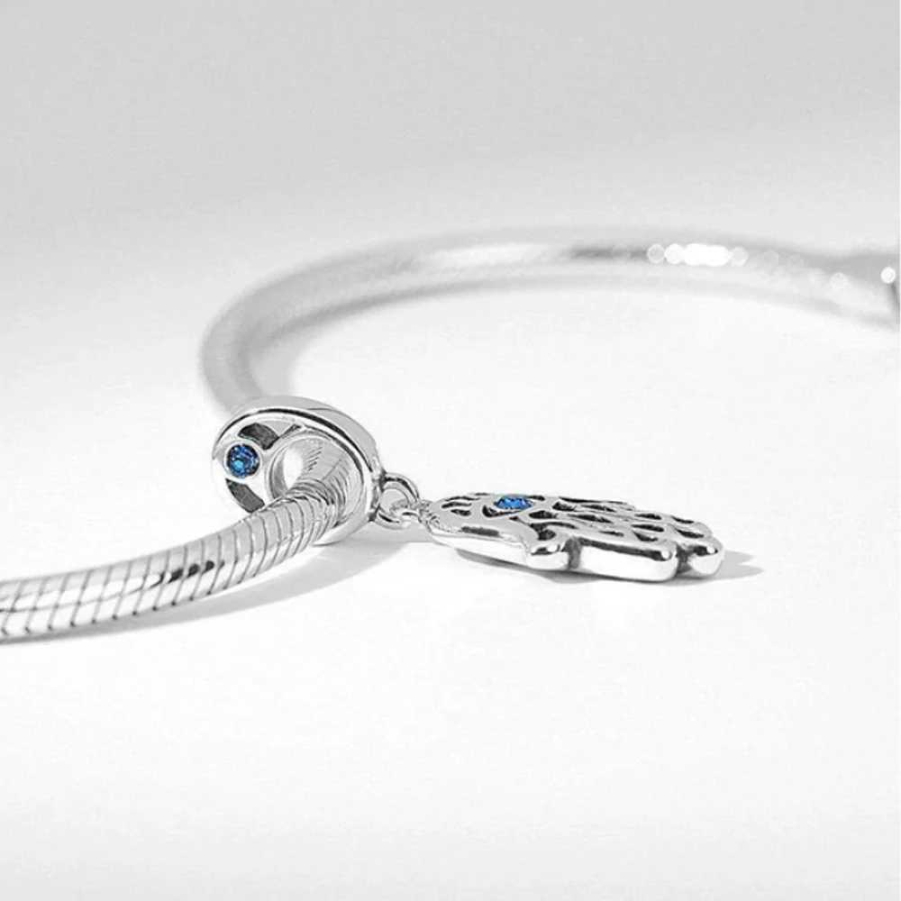 New 925 Silver The Eye of Greece The Eye of the Devil Pendant Charm Bead Fit Original Pendant Bracelet Necklace DIY Women JewelXJ250517