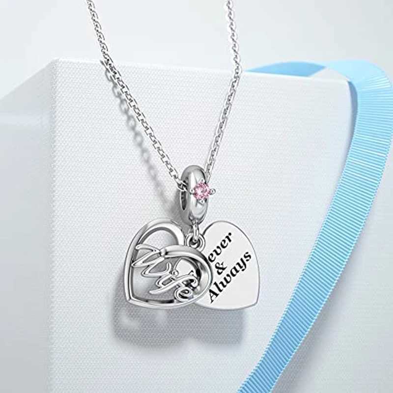 2024 New 925 Sterling Silver Mom Wife Sisters Family Pendant Bead Diy Fit Original Pendant Charm Bracelet Necklace Women JewelryXJ250517