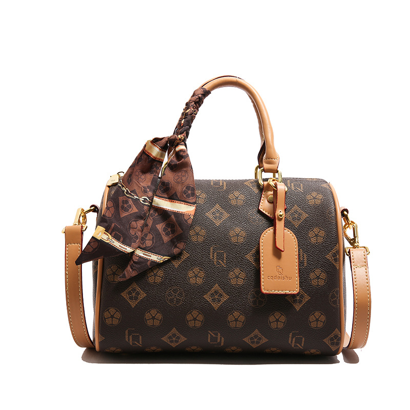 Free Shipping Luxury 2025 New Boston Satchel - Multi-Functional Printed Shoulder Bag, Boho Chic Crossbody Purse For Women