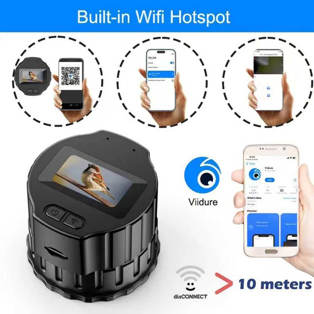 New Microscope V13 Wifi HD Electronic Eyepiece Camera 1.5-Inch Screen Optical Eyepiece Recorder Bird-Watching Telescope Y250516