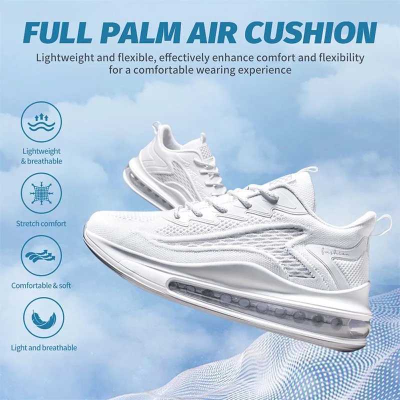 Mens air running shoes tennis walking shoes breathable and n slip running shoesXJ250517