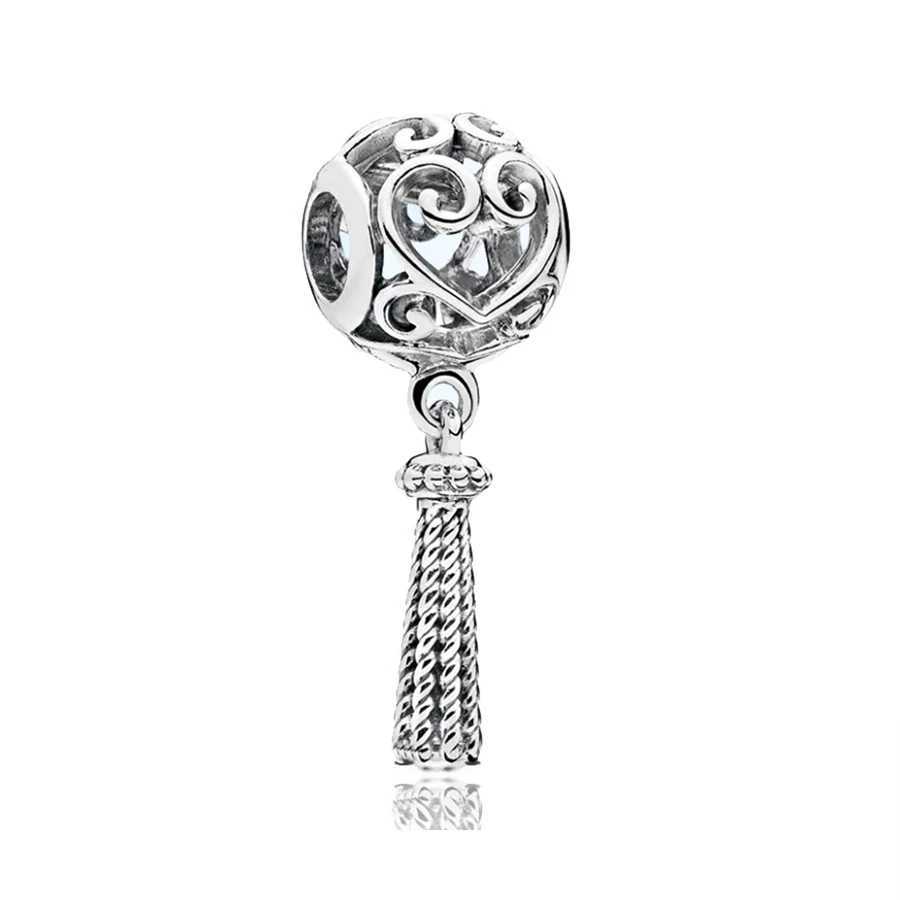 NEW Little House Lantern Heart Clip Crown Dangle Charm Bead Fit Original Pan 925 Sterling Silver Bracelet DIY Jewelry GiftXJ250517