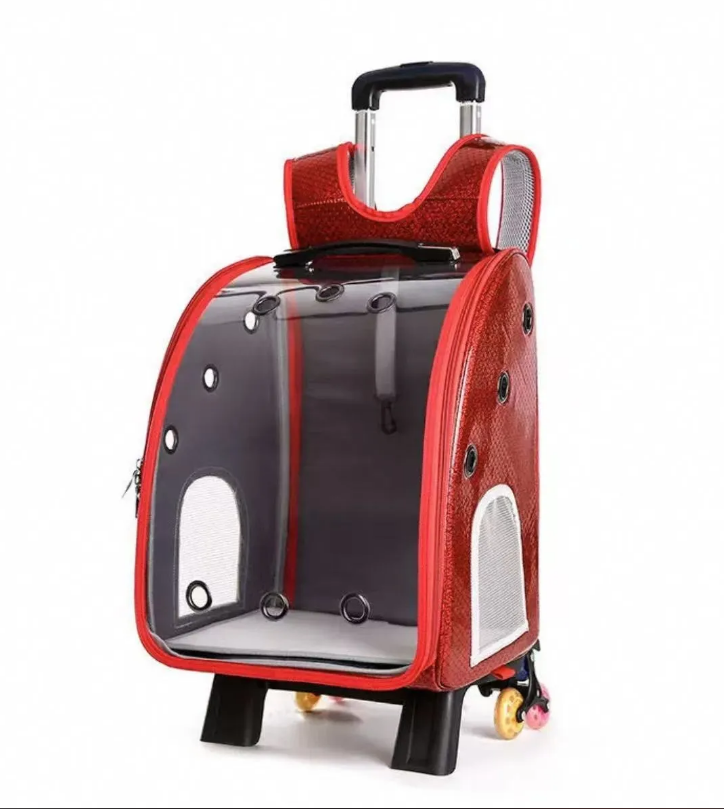 Pet rabbit portable backpack for outdoor activities, dwarf Dodge rabbit, summer carry out special basket, portable small cart cage