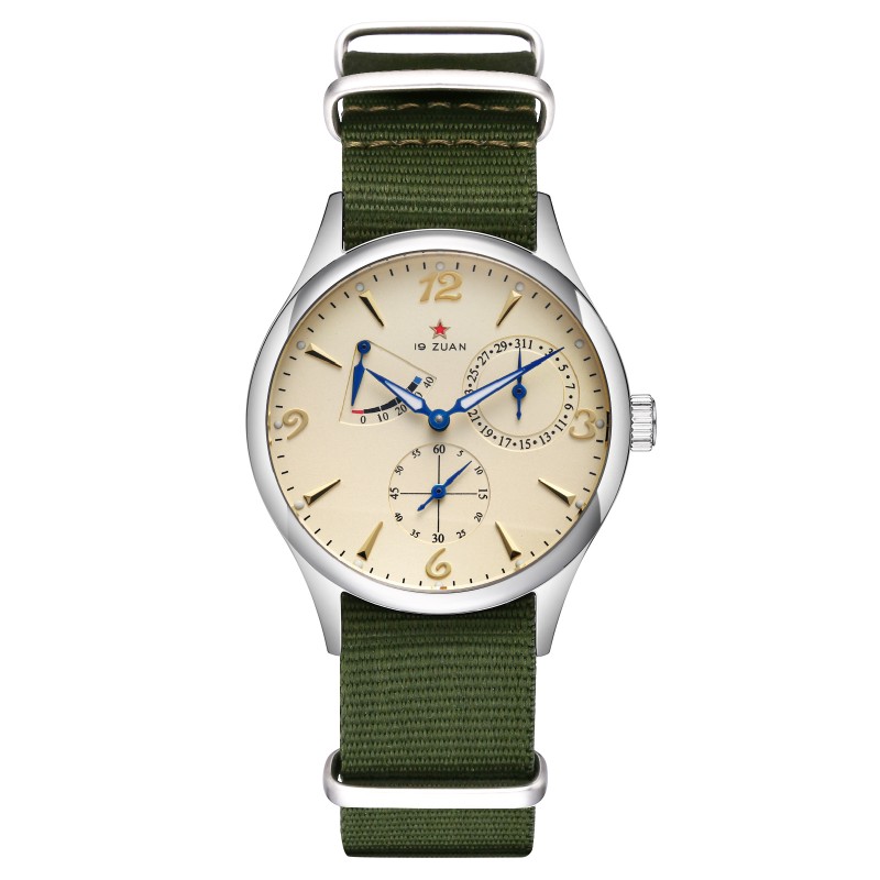 2025 New 1963 40mm Men's Pilot Automatic Mechanical Watch by Seagull ST1780 - Sapphire Crystal, Waterproof, Retro Style